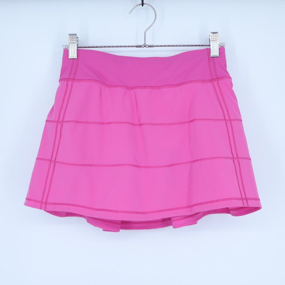 Lululemon Pace Rival Skort Pink Highlight Brief Lined Skirt Active Women's 2